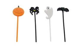 Dondor 933343115123 Spooky Halloween Food Topper Picks 72 Piece Party Pack By 1