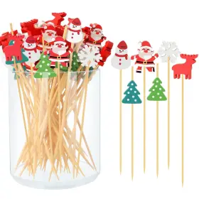 Doudoule 635405244034 100pcs Christmas Cocktail Picks 4.7 In Toothpicks For Appetizers F