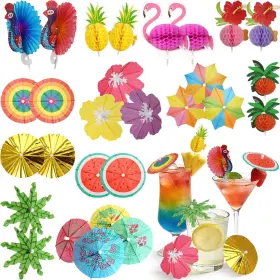 Ysq-zh-12k Doudoule 12 Styles 50pcs Drink Umbrellas Cocktail Picks Mini For Dr