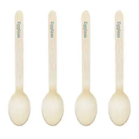 Dress My Cupcake 887394832116 Natural Wood 100-pack Candy Buffet Spoons Diy Kit Eggless Cornflower Blue