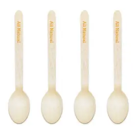 Dress My Cupcake 887394833526 Natural Wood 100-pack Candy Buffet Spoons Diy Kit All Orange