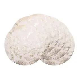 Drm250808001359am Drmhm Placemats Set Of 6 Plastic For Kitchen Dining 15inch Gold
