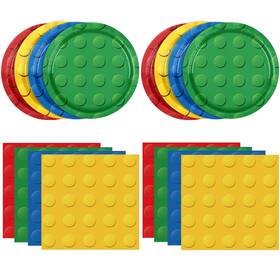 Durygen 717328719803 80pcs Building Blocks Themed Birthday Party 1
