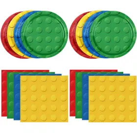 Durygen 717328719803 80pcs Building Blocks Themed Birthday Party 1