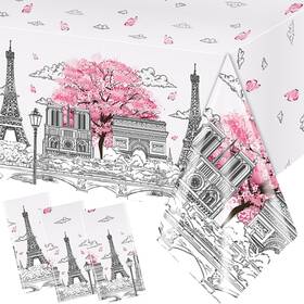 Dydamud 762704568858 Paris Party Decorations 3pcs Themed 70.8 X 42.5 Inch