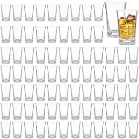 Mrk-eaasty-699 Eaasty 85 Pieces Unbreakable Shot Glasses Bulk 1.4 Oz Thick Base Glass Clear