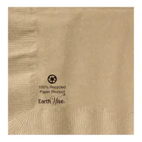 180200 Earth Wise 2-ply Beverage Napkins 5 Inch X 100% Recycled Kraft 1 000-pack