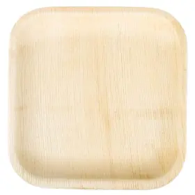 Eco Craft Stix 810011474925 Palm Plates. Pack Of 25 Ct. 10 Inches Square