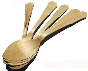 Eco Craft Stix 810011479531 Elegant Wooden Spoons. Eco-friendly Biodegradableand Compostable Spoon