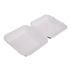 Eco Products 644632900248 Eco-products Compostable 9 Inch Clamshell To Go Containers Case Of 200 Square T