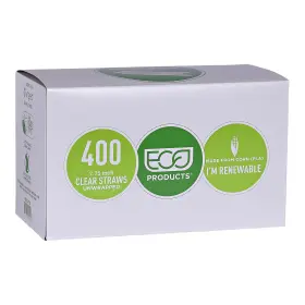 Eco Products 644632901443 Eco-products Disposable Plastic Straws 7.75 Inch Long 6mm Diameter Eco-friendl