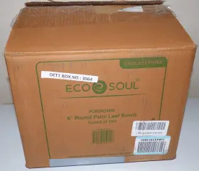 Plb6r0100 Eco Soul 6 Inch 16 Oz Palm Leaf Bowls 100 Count