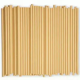 1000pk-ps Eco-world Kraft Brown Paper Straws Biodegradable Drinking Unwrapped 1000-pack