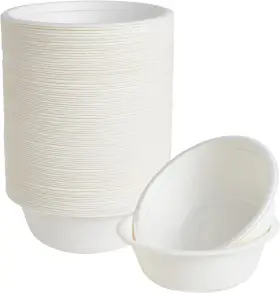 Ecolipak 726084153325 16 Oz Paper Bowls 150-pack Compostable Bulk Heavy-duty