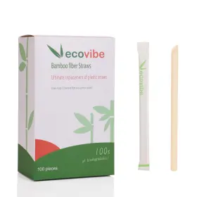 9ftftjumbo Ecovibe 974351170153 Disposable Straws Individually Wrapped Biodegradable Hot And Col