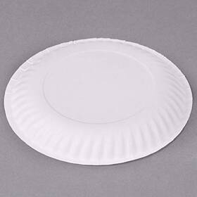 Eilat 018026726101 6 Inch Uncoated Paper Plates 10-100 Ct