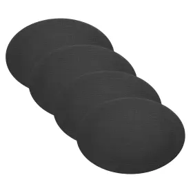 Elrene 194590060961 Home Fashions Villeroy And Boch 12 Inch X18 Set Of 4 Placemats Black