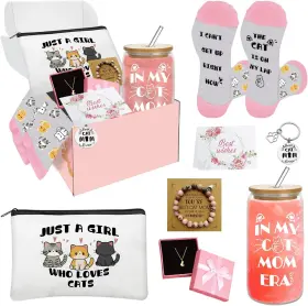 Ecmg-8p-m Emzrivo Cat Lover Gifts For Women Cats Mom Mothers Day One Size White