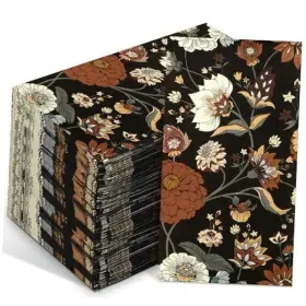 Oce-engrowtic-0142 Engrowtic 100 Pcs Guest Napkins Disposable Paper Elegant Dinner Hand Napkin Retro Style