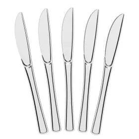 94930 Exquisite Clear Plastic Knives 50 Pcs Disposable