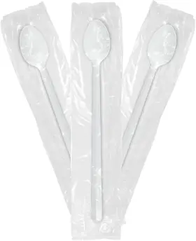 Pp-sdspn-100 Fabricart Medium Weight Wrapped-plastic Disposable Long Shake Ice Cream
