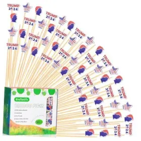 Fnds-1713857 Fanardus Trump Cocktail Picks Donald 2024 Election Day Party Toothpicks Fruit