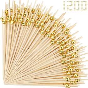 Fatloda Dd-jzq-1200 1200pcs Cocktail Picks Fancy Toothpicks For Appetizers Drinks Food Fruit 4.7 I