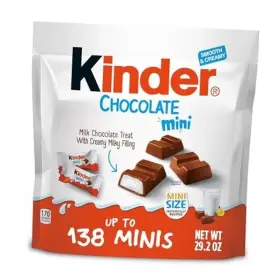 00009800514045 Fererro Kinder Chocolate Mini 29.2 Oz Bulk Pack Up To 138 Minis Milk Of 1