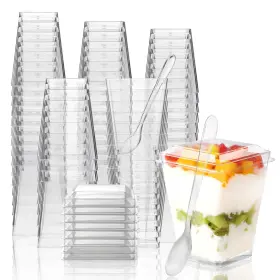 5oz-100p-l Fifwvgp 100 Pack 5 Oz Plastic Dessert Cups With Lids And Spoons Yogurt Parfa 5oz-100p-l Fifwvgp 100 Pack 5 Oz Plastic Dessert Cups With Lids And Spoons Yogurt Parfa