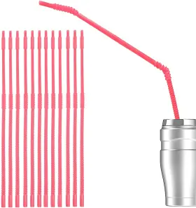 Flexbev 680140599932 Made In Usa Extra Long Reusable Drinking Straws 22 Inches Ideal For Limi