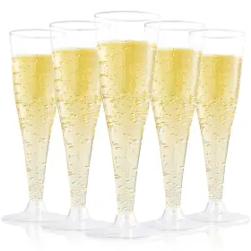 Focusline 748250886554 Copas De Champan Plastico Desechables Paquete 100