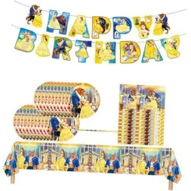 Foraley 768461685395 Beauty And The Beast Party Decorations Serves 20 Princess Belle Birthday