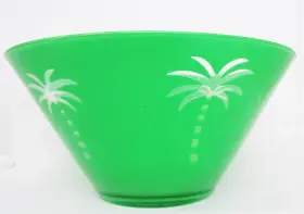 Forum Novelties 721773574320 Hawaiian Luau Party Large Bowl Green