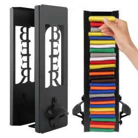 22433784 Frandilo 2 In 1 Can Cooler Holder With Bottle Opener Beer Sleeves L Black