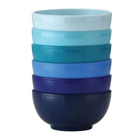 French Bull 818727015715 Melamine Mini Bowls 6-piece Set Small Serving Bowl Snack Condiment Dip