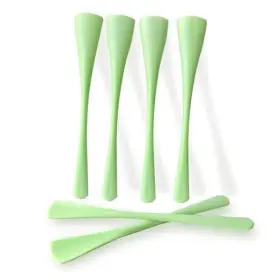 Fp-ics-100 Frepak Green Plastic Ice Cream Spoons 100-pack 5-inch Eco-friendly And Reusable