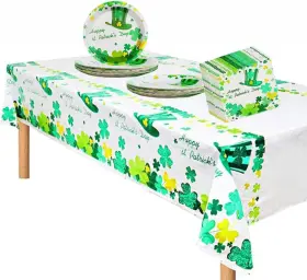 Grg64545 Frerand St. Patricks Day Party Supplies Include 16 Plates Napkin And 1pcs C