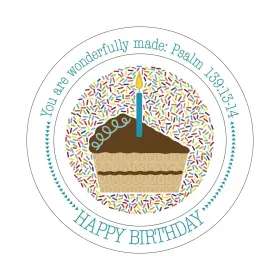 Fruit-full Kids 692193806721 Wonderfully Made Birthday Plate Fruit-full Kids 692193806721 Wonderfully Made Birthday Plate