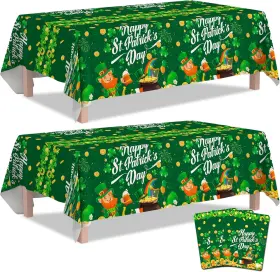 2024111402 Fruitful Jewelry St Patricks Day Tablecloth 3pcs Saint Table Cloth Set - St. Pats