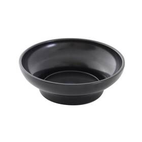 Fse Pl352bl1 Salsa Bowl 8 Oz. 4-3/4 Inch Dia. Round Plastic Black Pack Of 12