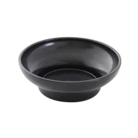 Pl352bl1 Fse Salsa Bowl 8 Oz. 4-3/4 Inch Dia. Round Plastic Black Pack Of 12