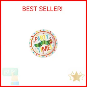 13648138 Fun Express The Very Hungry Caterpillar Paper Dessert Plates - Party Supplies
