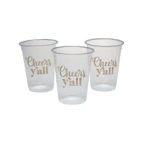 13958962 Fun Express Cheers Y All Plastic Cups - Party Supplies 50 Pieces