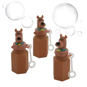 Fun Express 197640369168 Scooby-doo Mini Bubble Bottles With Wand - 3 Inch .6 Oz 12 Pcs