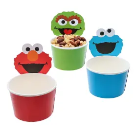 Fun Express 197640489798 Sesame Street Party Characters Disposable Treat Cups - 3 3/4 Inch X 5 3/
