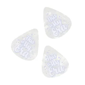 Fun Express 197640498431 This Is My Birthday Era Plastic Guitar Picks 1 Inch Bulk 50 Pcs