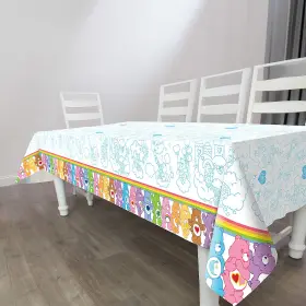 Fun Express 197640539974 Care Bears Party Rectangle Disposable Paper Tablecloth 108 Inch X 54
