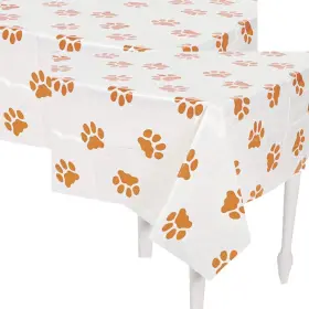 Fun Express 671203164006 Puppy Dog Paw Print Table Cover - 54 Inch X 72 Pack Of 2