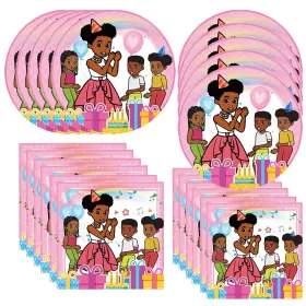 Fuyhiuous 768399193719 40pcs Gracies Corner Party Supplies Include 20 Plates Napkins For