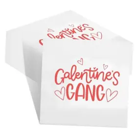 Lir-fuyoooo-100 Fuyoooo 50 Pcs Galentines Gang Napkins Happy Day Cocktail Beverage